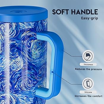 Amazon.com: Meoky Tumbler with Handle and Straw for Women: 40 oz